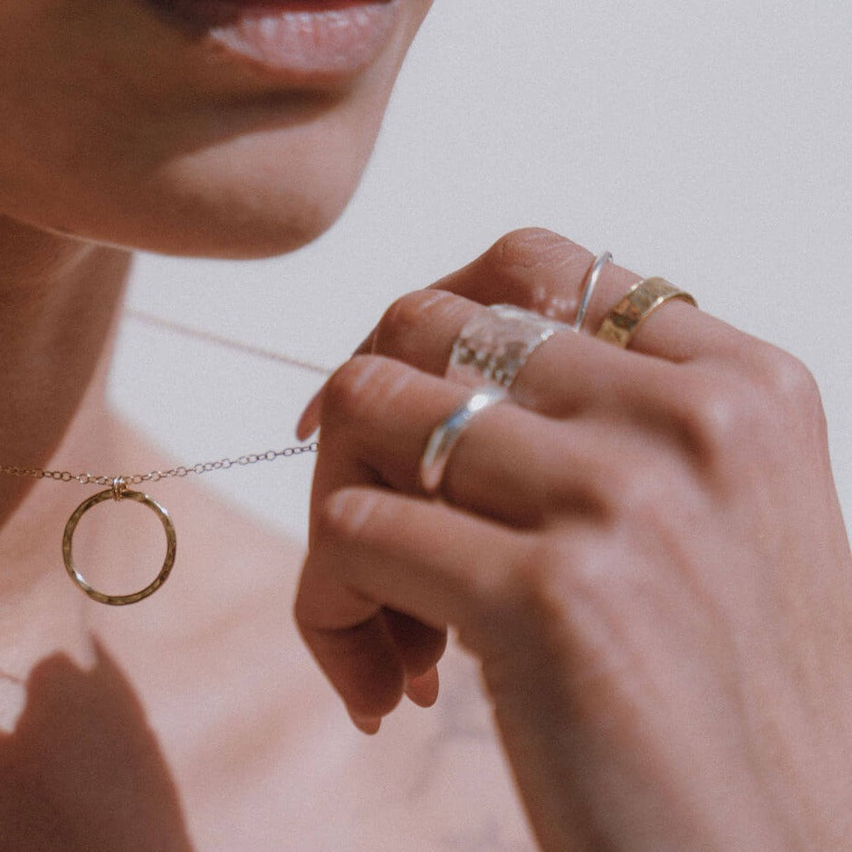 stacking rings, catherine ring, silver catherine ring