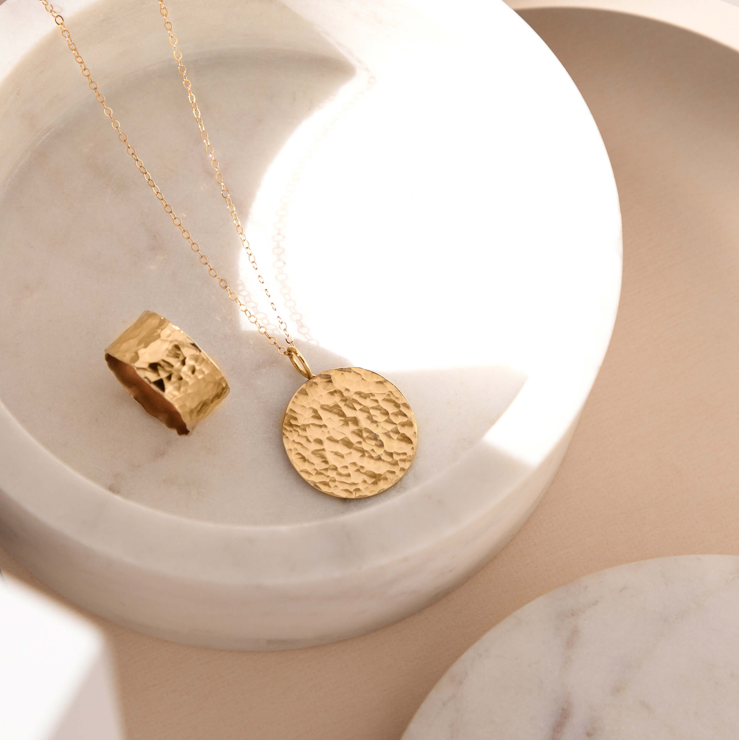 rebecca ring, gabriella necklace, gold rebecca ring, eleanor jewellery design gold ring