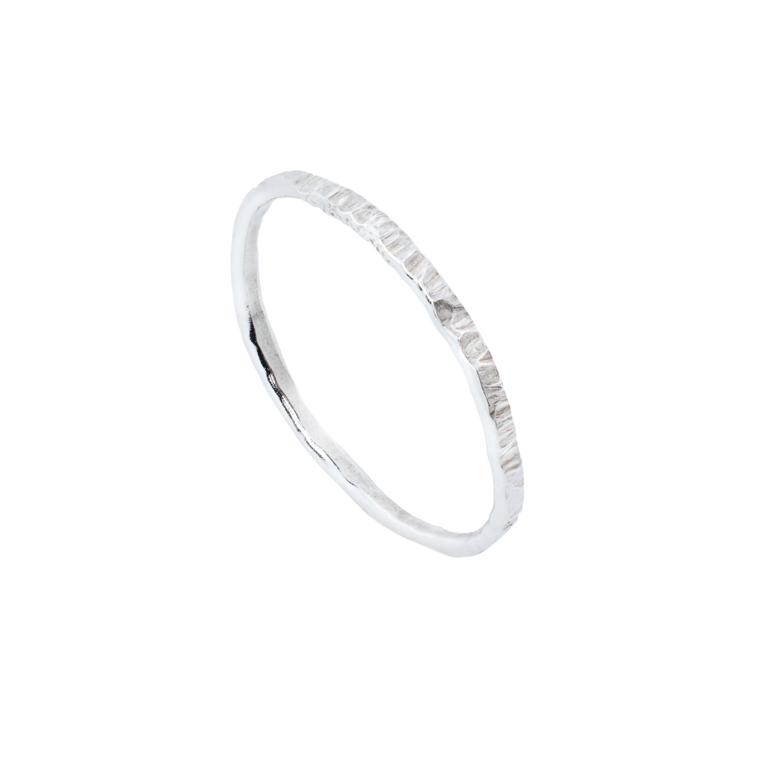 kelsey ring, hammered silver ring, sterling silver 925 ring, real silver ring, dainty silver ring, delicate ring