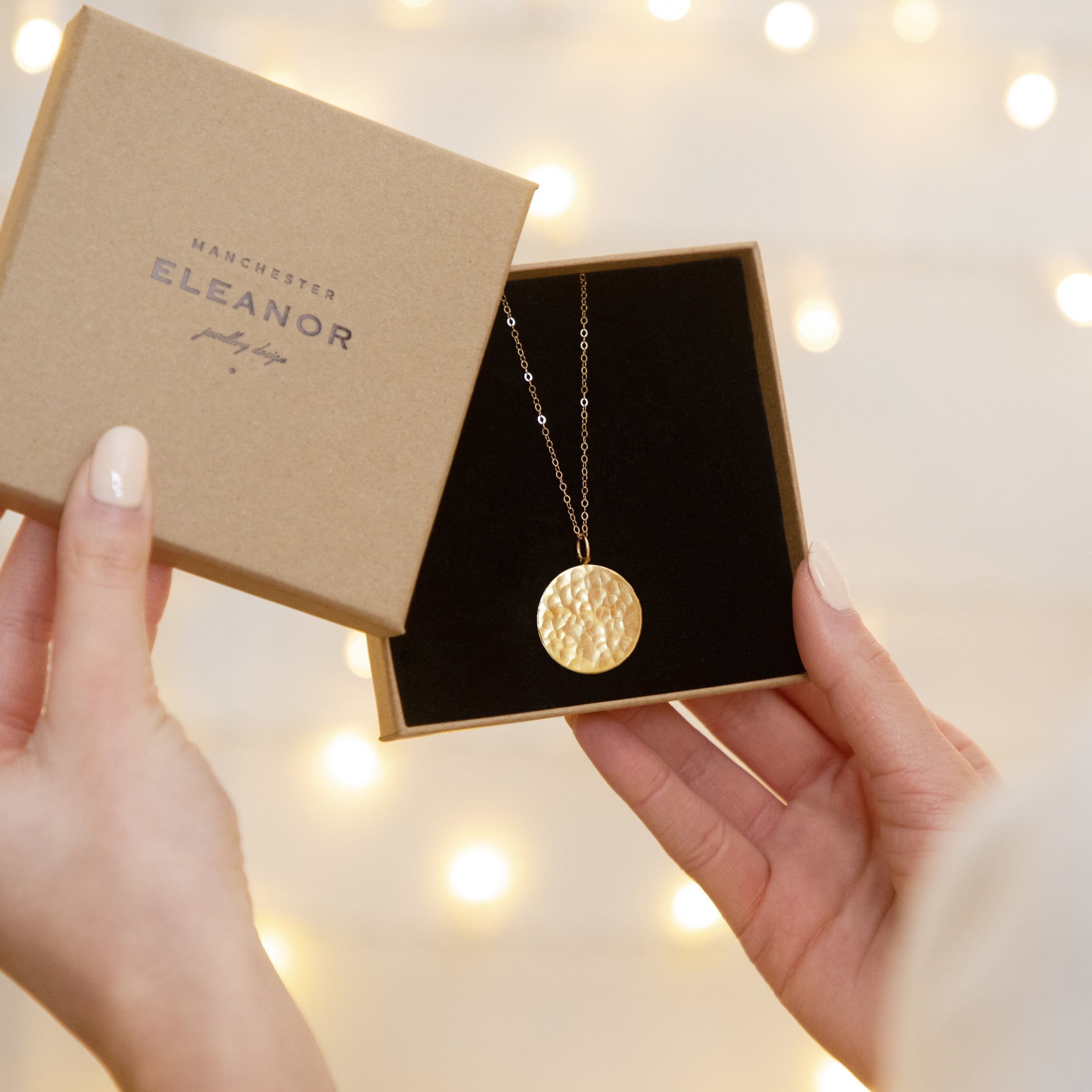 gabriella necklace, chunky gold necklace, handmade gold necklace