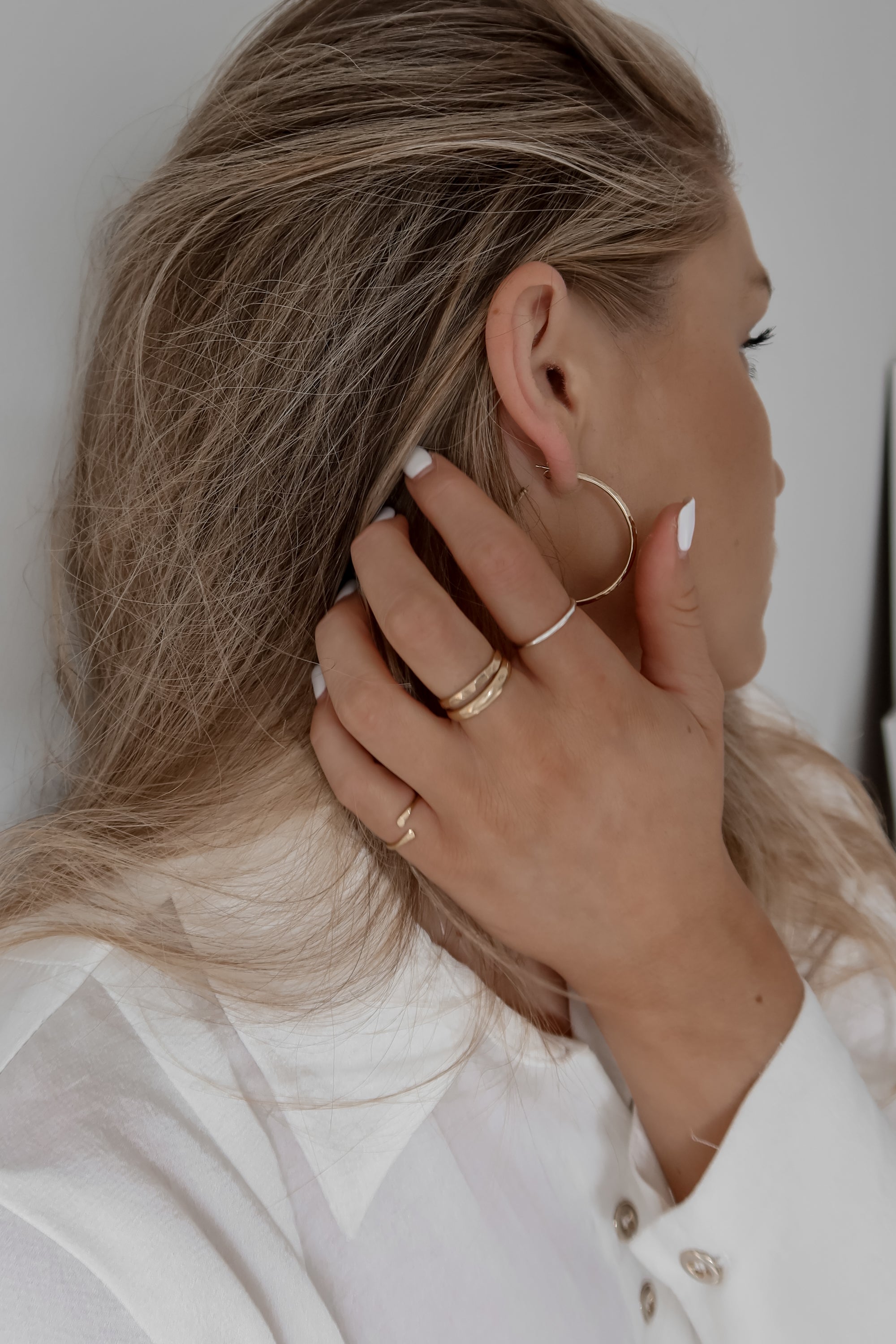 lynsey hoops, gold lynsey hoops, ejd collection, eleanor jewellery design collection