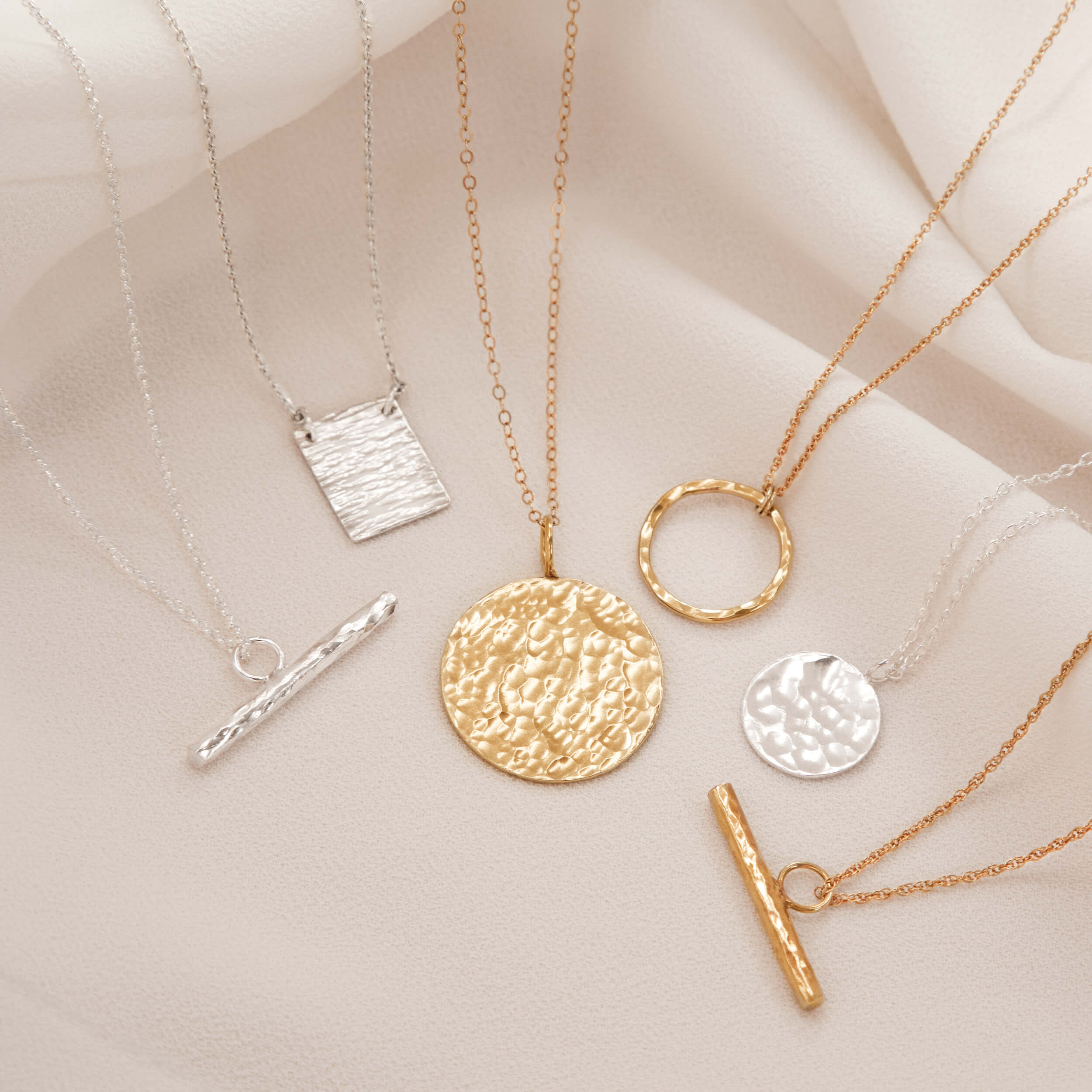 gold necklaces, silver necklaces, pendant necklaces, eleanor jewellery design necklace,  ejd necklace, eco jewellery, recycled jewellery