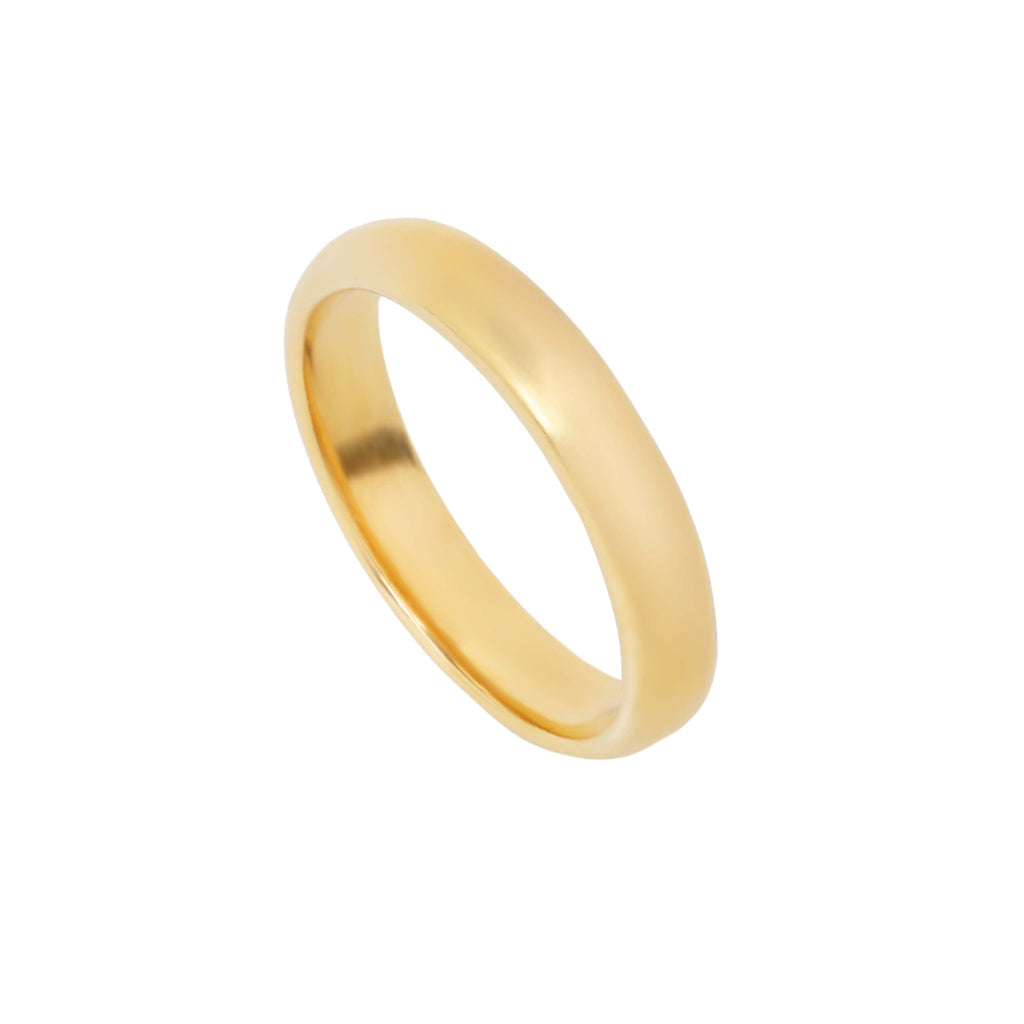laura ring, eleanor jewellery design, chunky gold ring, solid gold ring