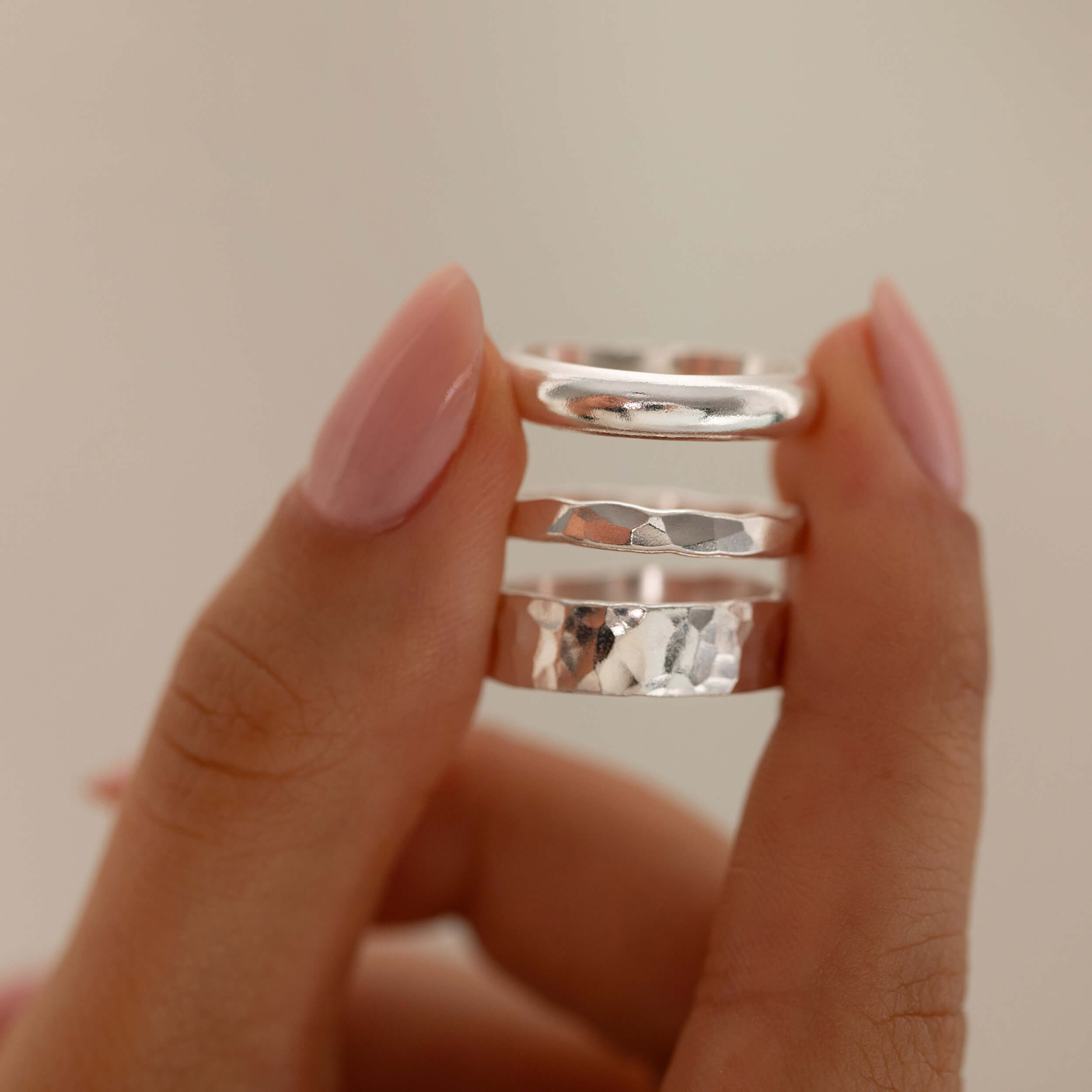 silver stacking rings, christina ring, silver earth ring, christina ring