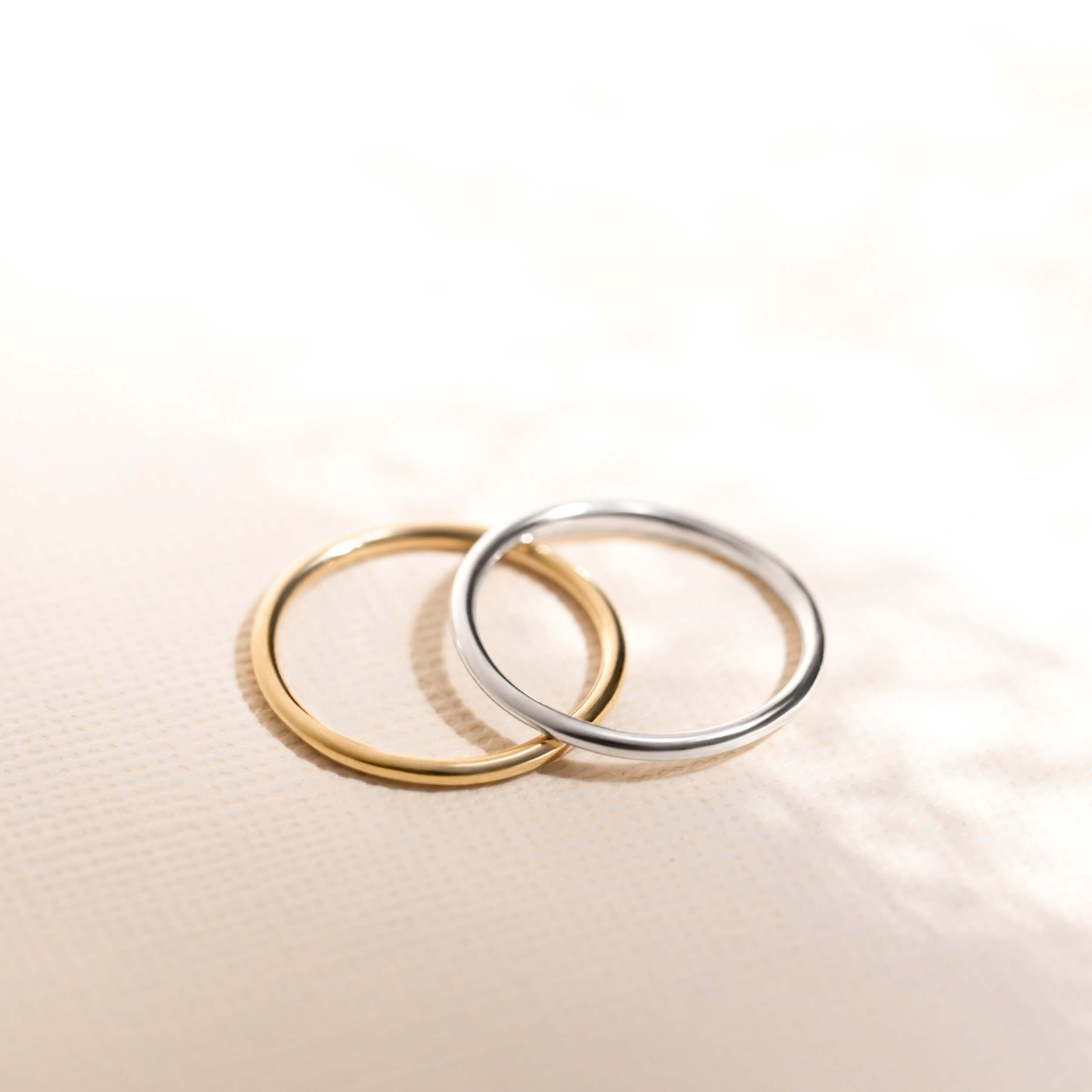 catherine ring, eleanor jewellery design, ejd, slim silver ring, slim gold band, handmade gold ring, manchester jewellery