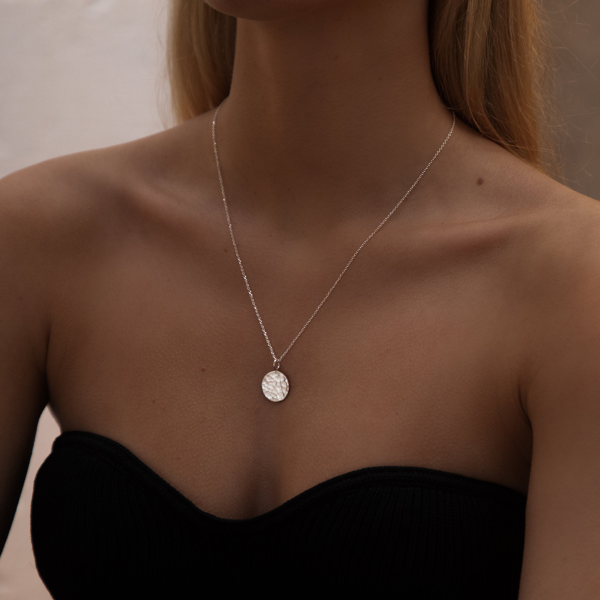 gabriella necklace, dainty silver necklace, little silver necklace, birthday present necklace